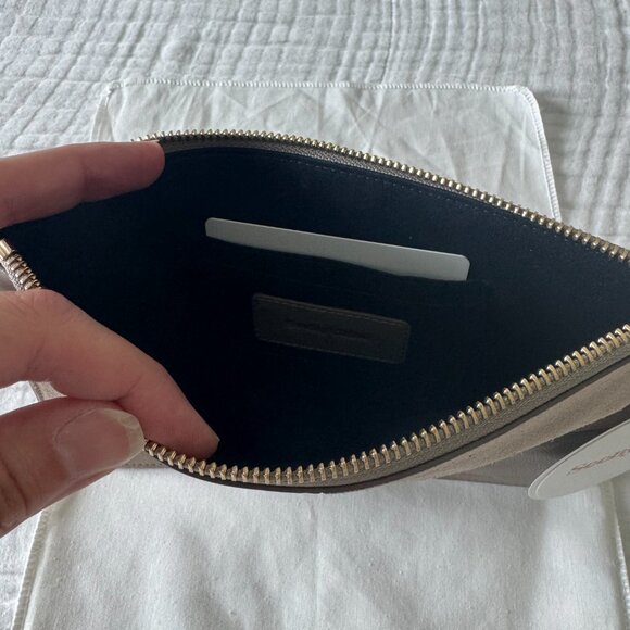 See By Chloé Leather Pouch – Taupe Patchwork – NWT 🤎 - Picture 6 of 7